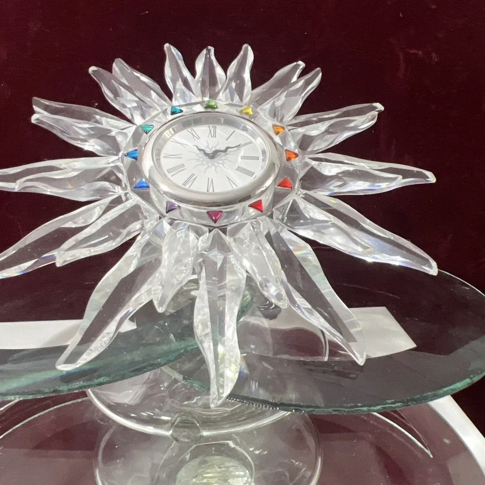 Swarovski Solaris Table‎ Clock – Crystal Clocks Collection